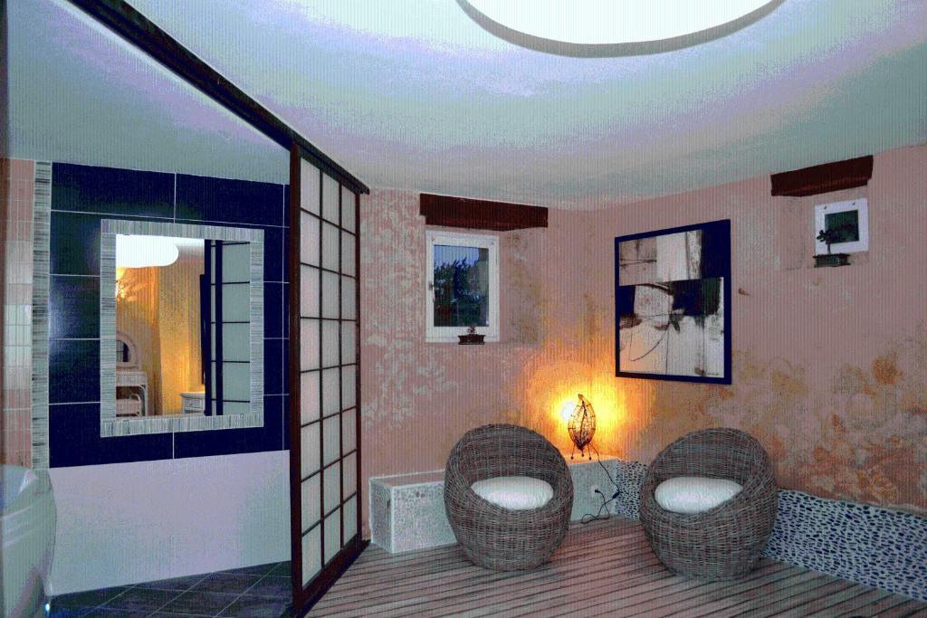 Chambres D'Hotes Le Nid D'Iroise Lanildut Rom bilde